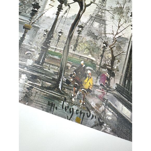 1975 Paris Krisarts L' Are de Triomphe Print French Artist Maurice Legendre - Picture 3 of 4